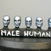 Human male heads